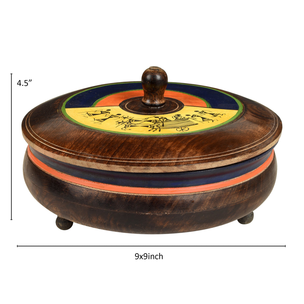 Rhea Casserole Handcrafted in Mango Wood