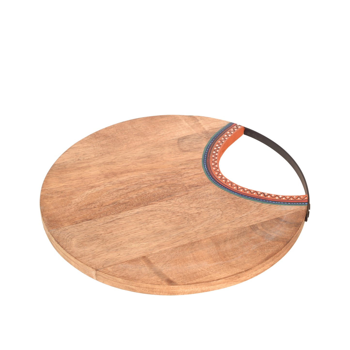 Handcrafted Mango Wood Spherical Chopping Board (12 x 12 in)