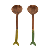 Handcrafted Wooden Ladles (Set of 2)