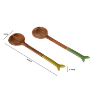 Handcrafted Wooden Ladles (Set of 2)