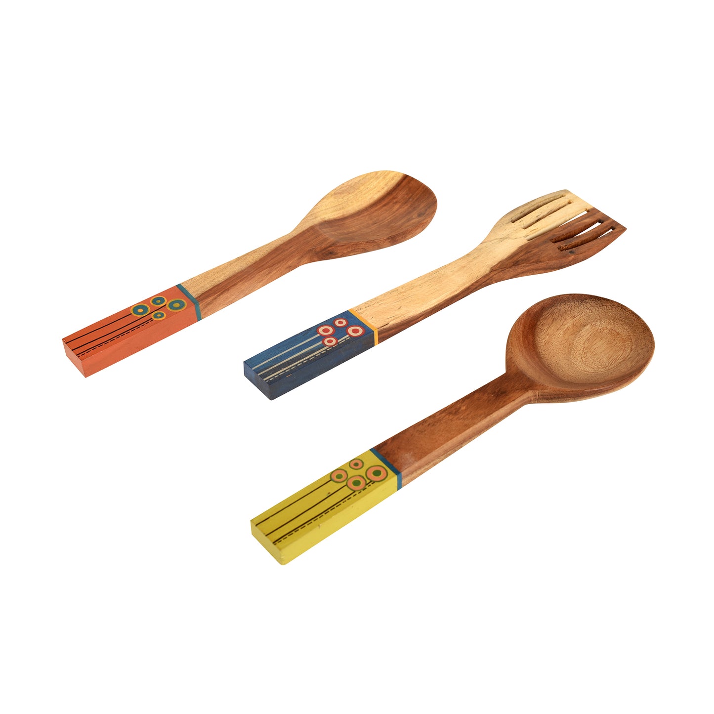 Handcrafted Wooden Ladles (Set of 3)