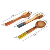 Handcrafted Wooden Ladles (Set of 3)