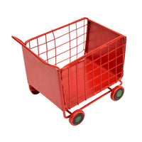 Funky Snacks Serving Trolly in Red Color (6x4.4x5.2)