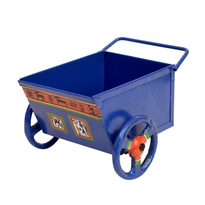 Funky Snacks Serving Food Cart in Blue Color (6x4.4x4)