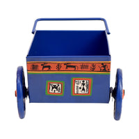 Funky Snacks Serving Food Cart in Blue Color (6x4.4x4)