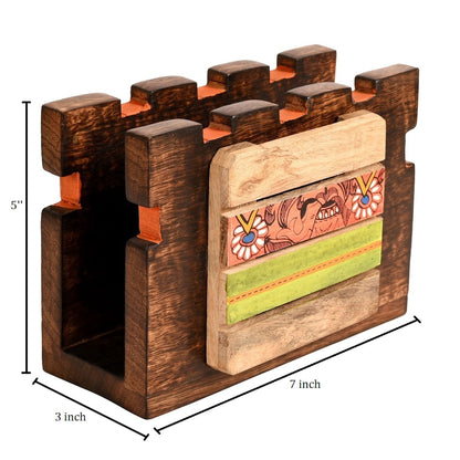 Magazine Holder Handcrafted Wooden (7x3x5)