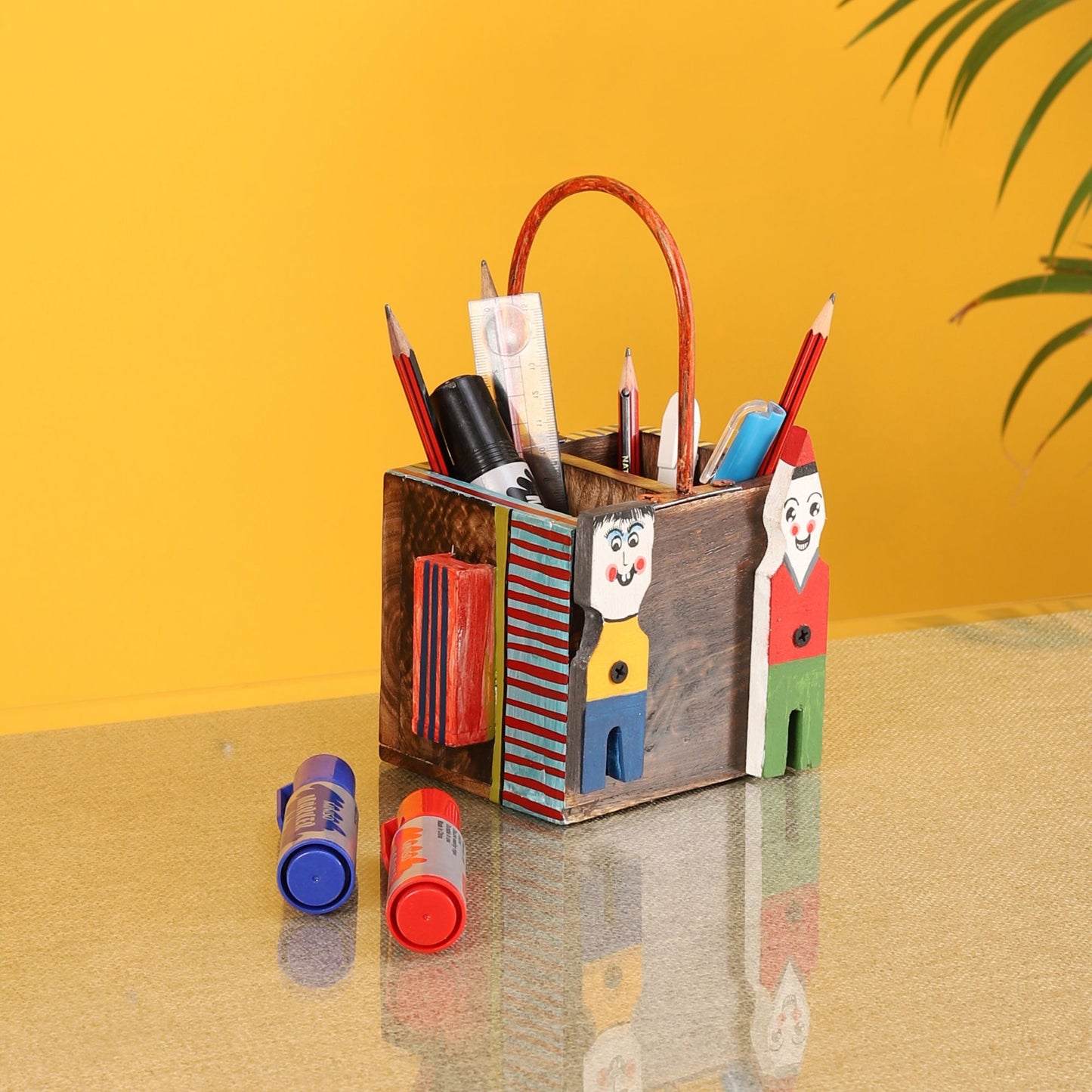 Pogo Table Top Stationery Holder -5.2x4.2x8