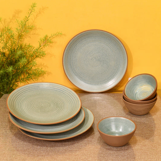 Desert Sand Dinner Set of Plates and Bowls (SO8)