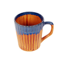 Rustic Orange Mugs Set of 2