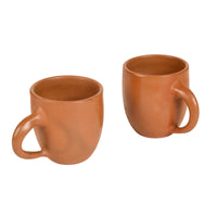 Knosh-6 Earthen Cups with Tribal Motifs (Set of 2)