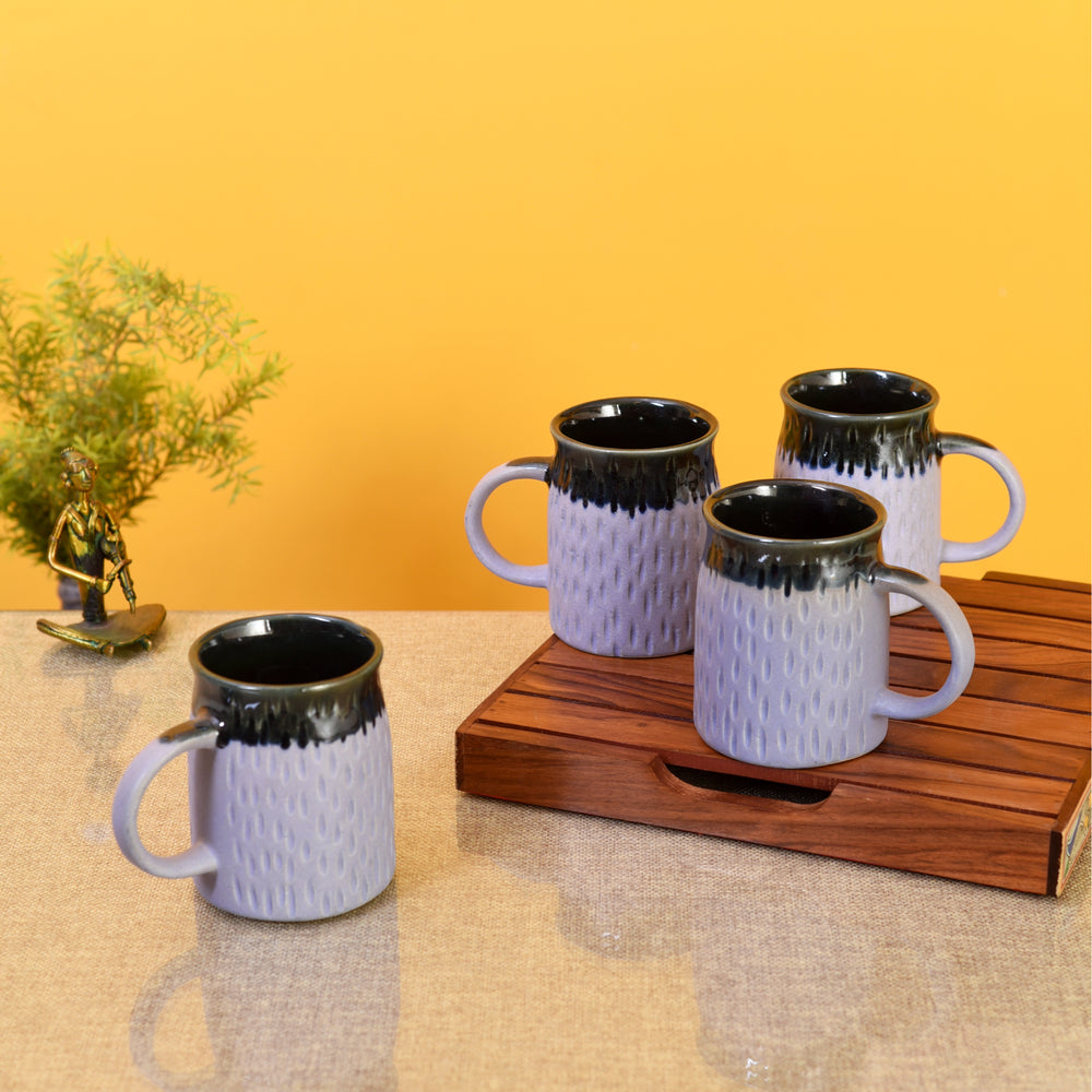 Spotted Sand Coffee Mugs (Set of 4)