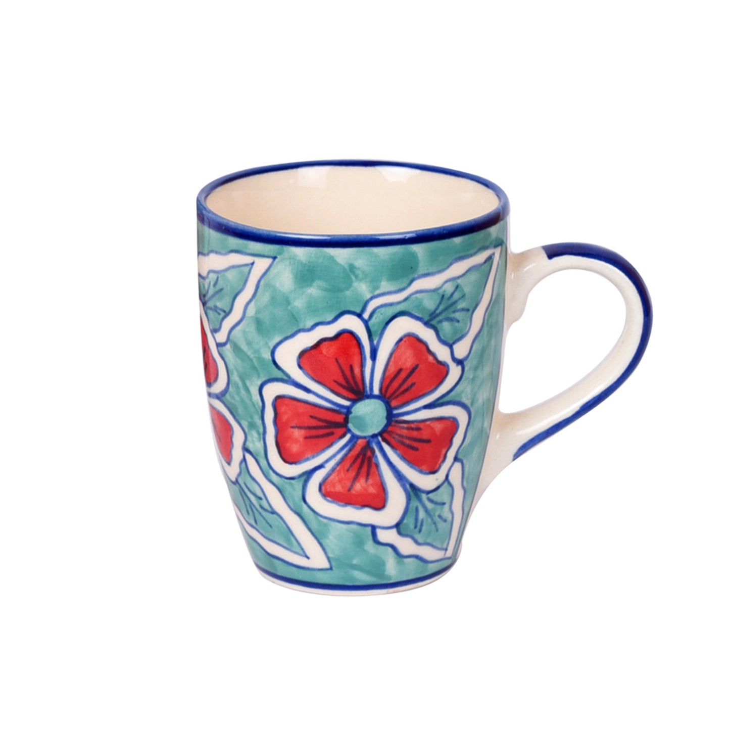 Flowers of Ecstasy Coffee Mugs Set of 4, Arctic