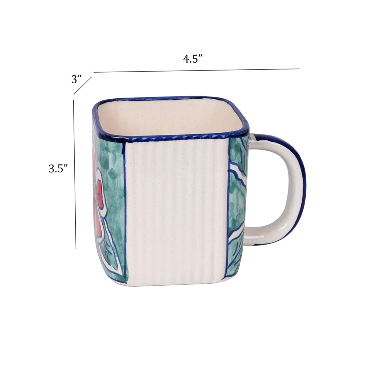 Flowers of Ecstasy Coffee Mugs Set of 4, Arctic