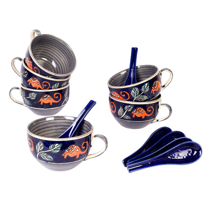 Morning Tuskers Soup Bowls S06 w/spoon
