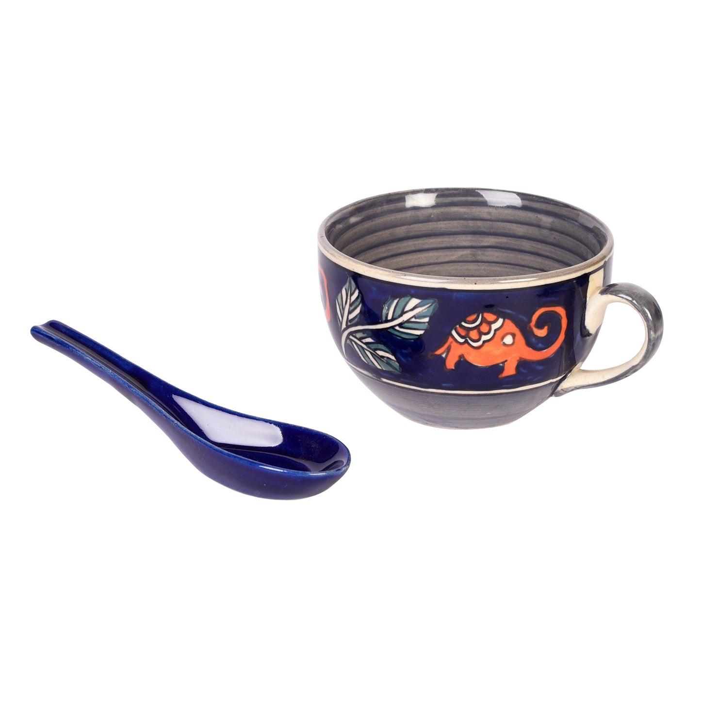 Morning Tuskers Soup Bowls S06 w/spoon