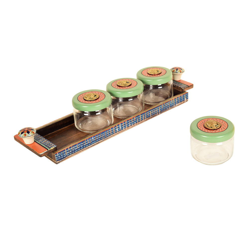 Tray with Jars Set