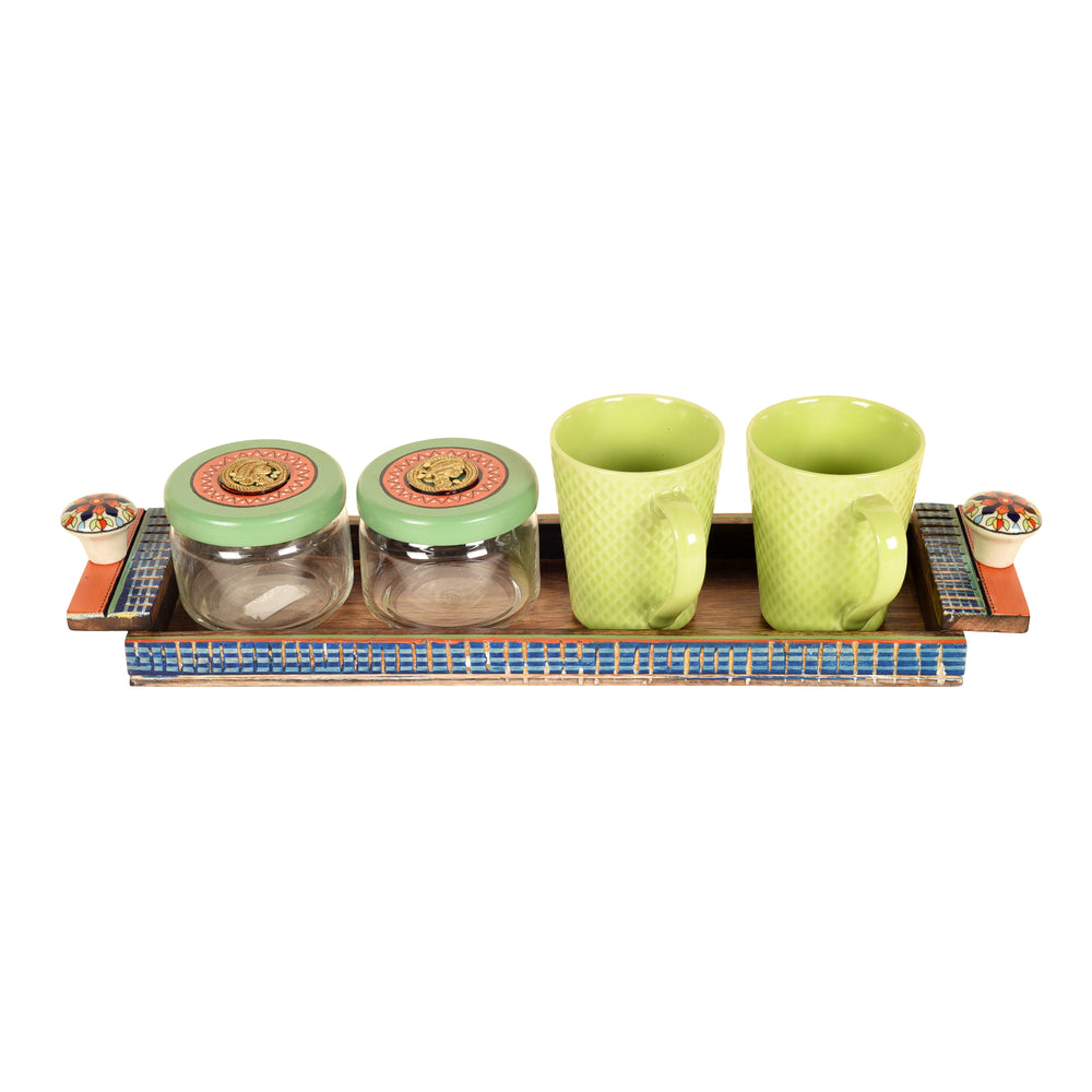 Tray with Jars Set