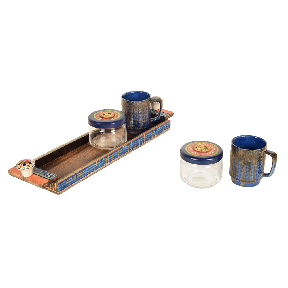 Tray with Jars Set