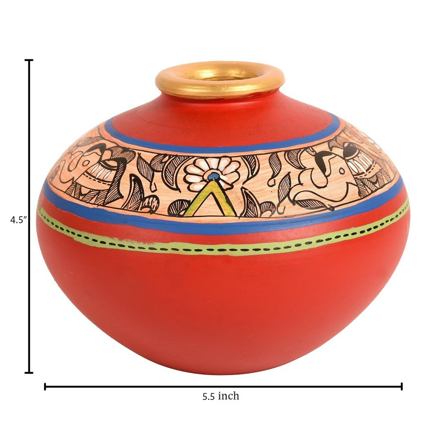 madhubani vase