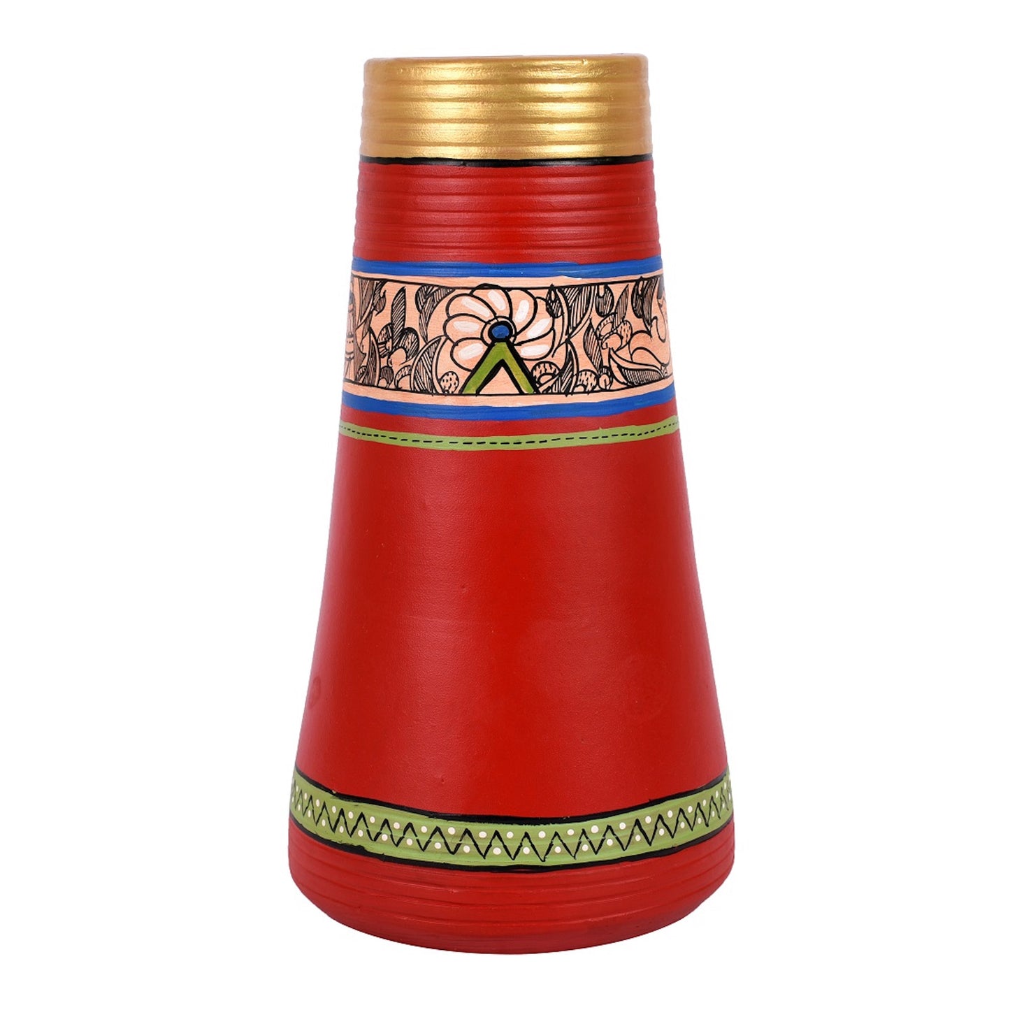 Madhubani Earthen Vase