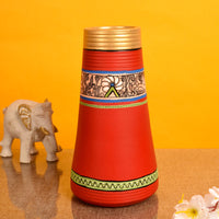 Madhubani Earthen Vase