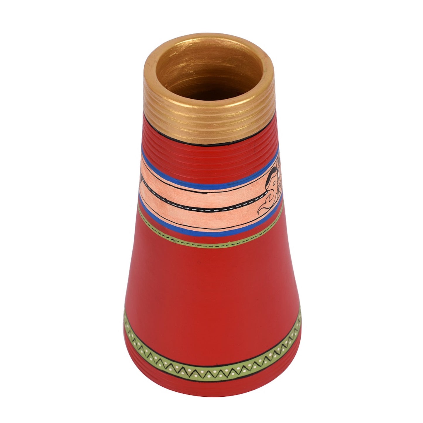 Madhubani Earthen Vase