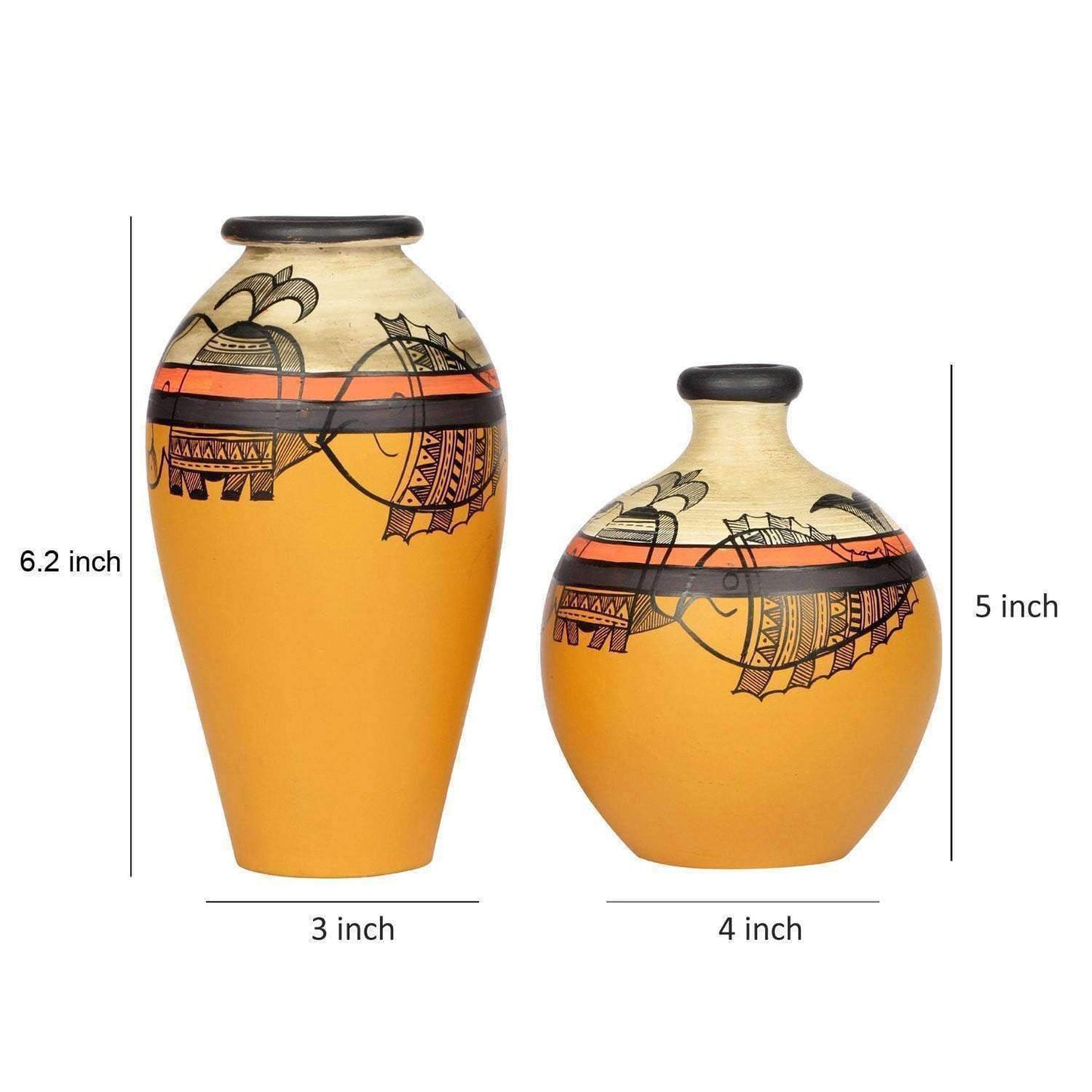 madhubani vases