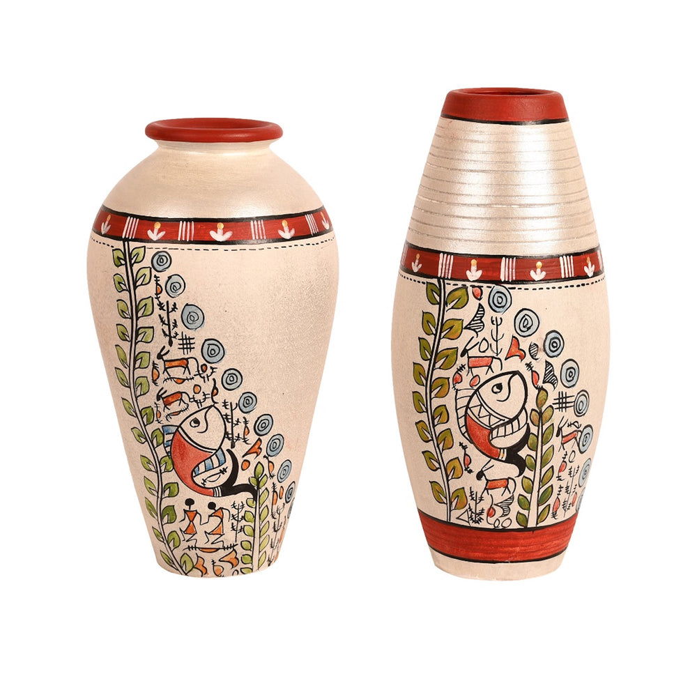 madhubani vases