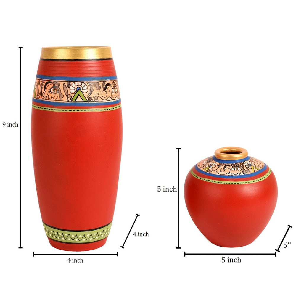 madhubani vases