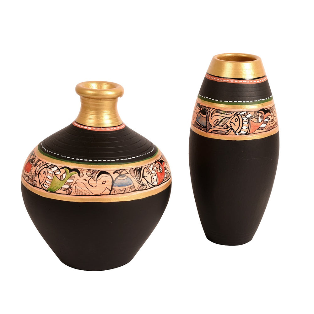 madhubani vases