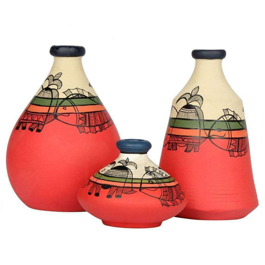 madhubani vases