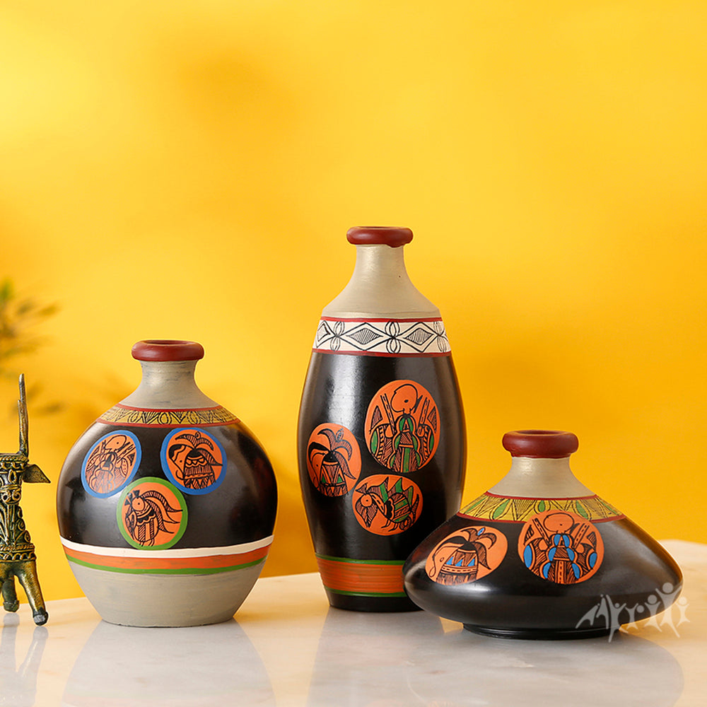 madhubani vases