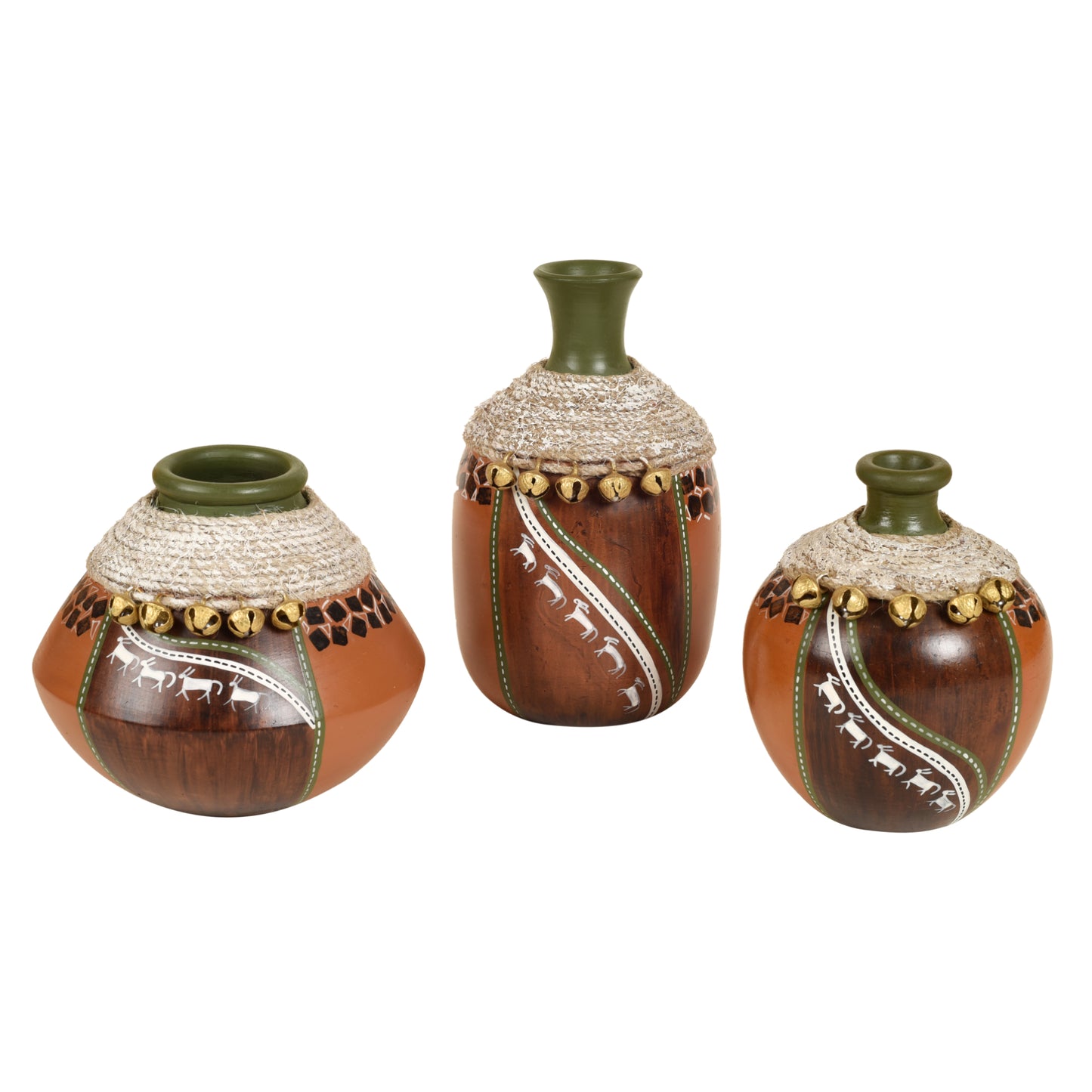 handpainted vases