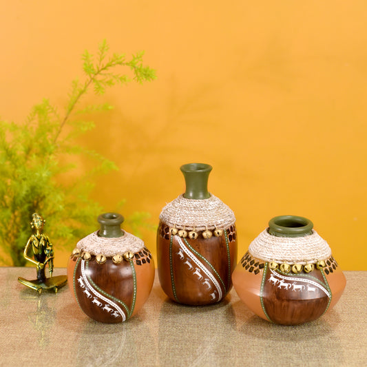 handpainted vases