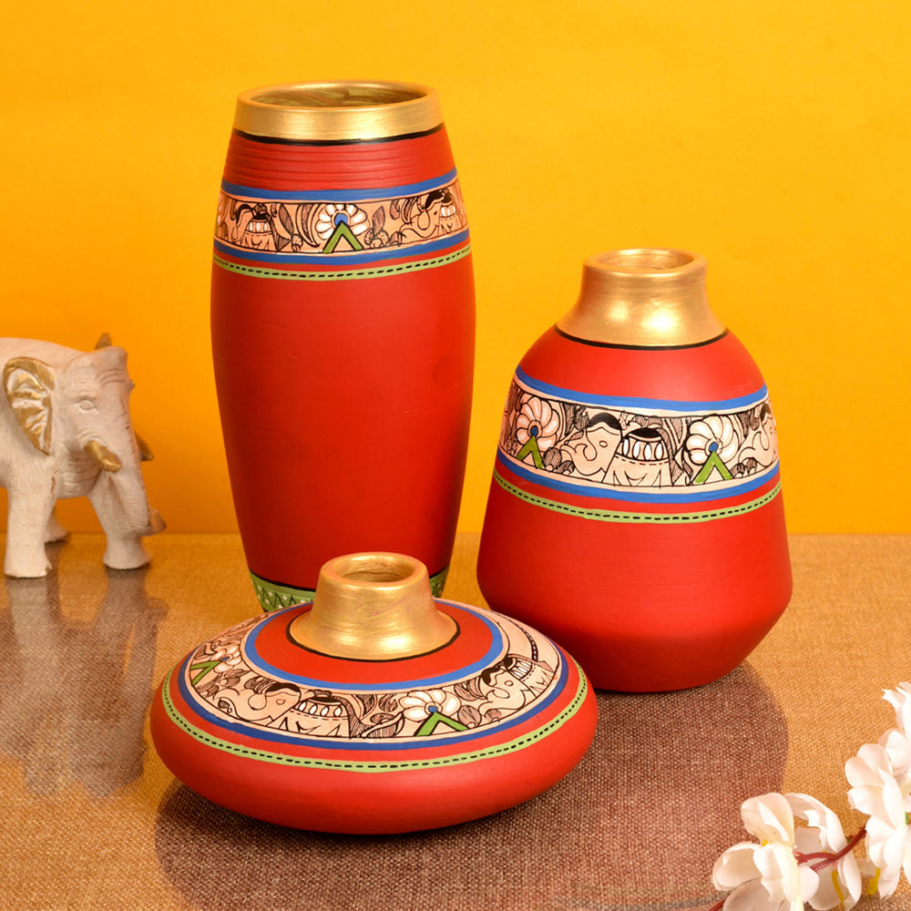 madhubani vases