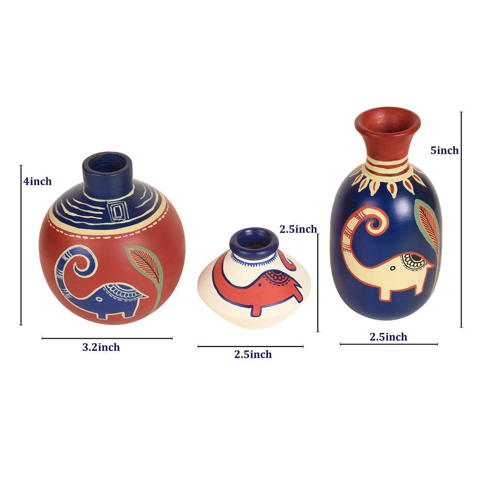 terracotta vases