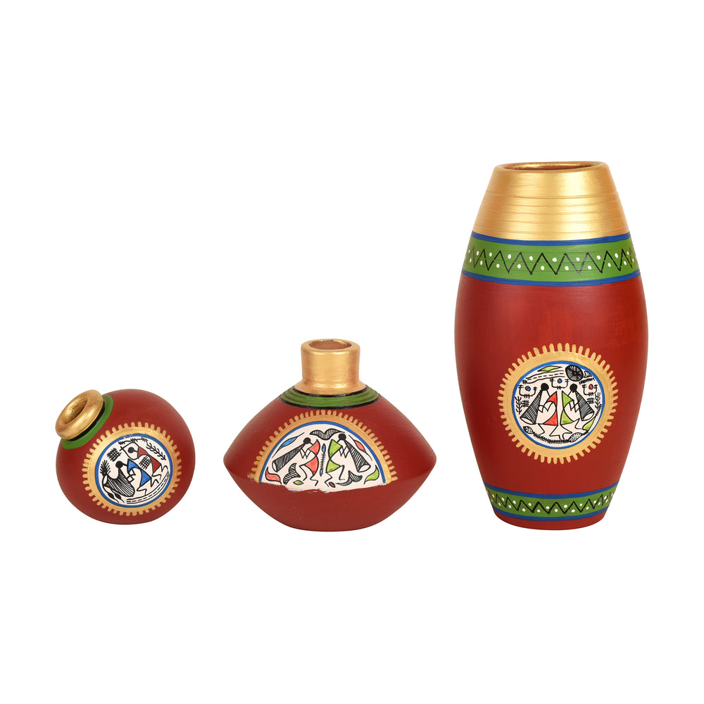 terracotta vases