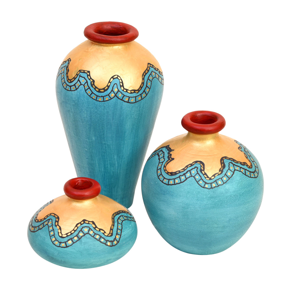 terracotta vases