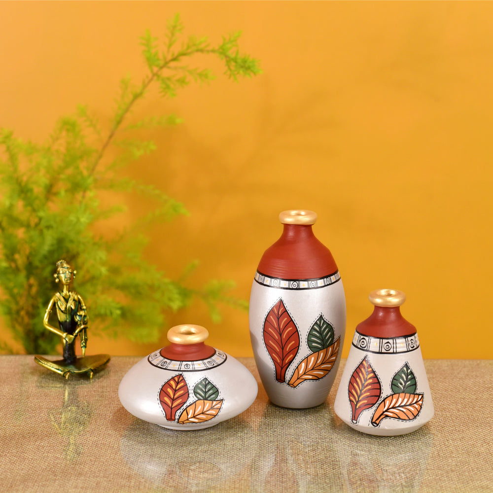 handpainted vases