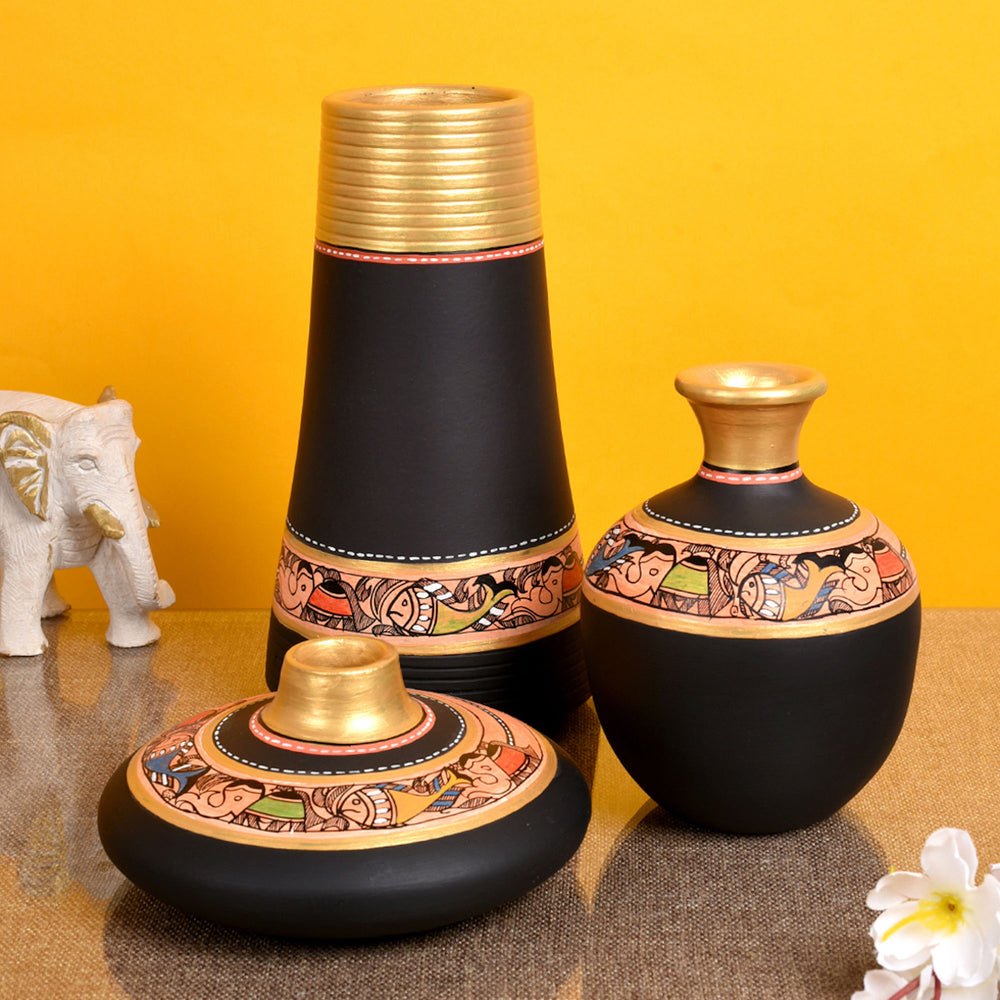 madhubani vases