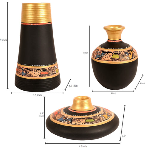 madhubani vases