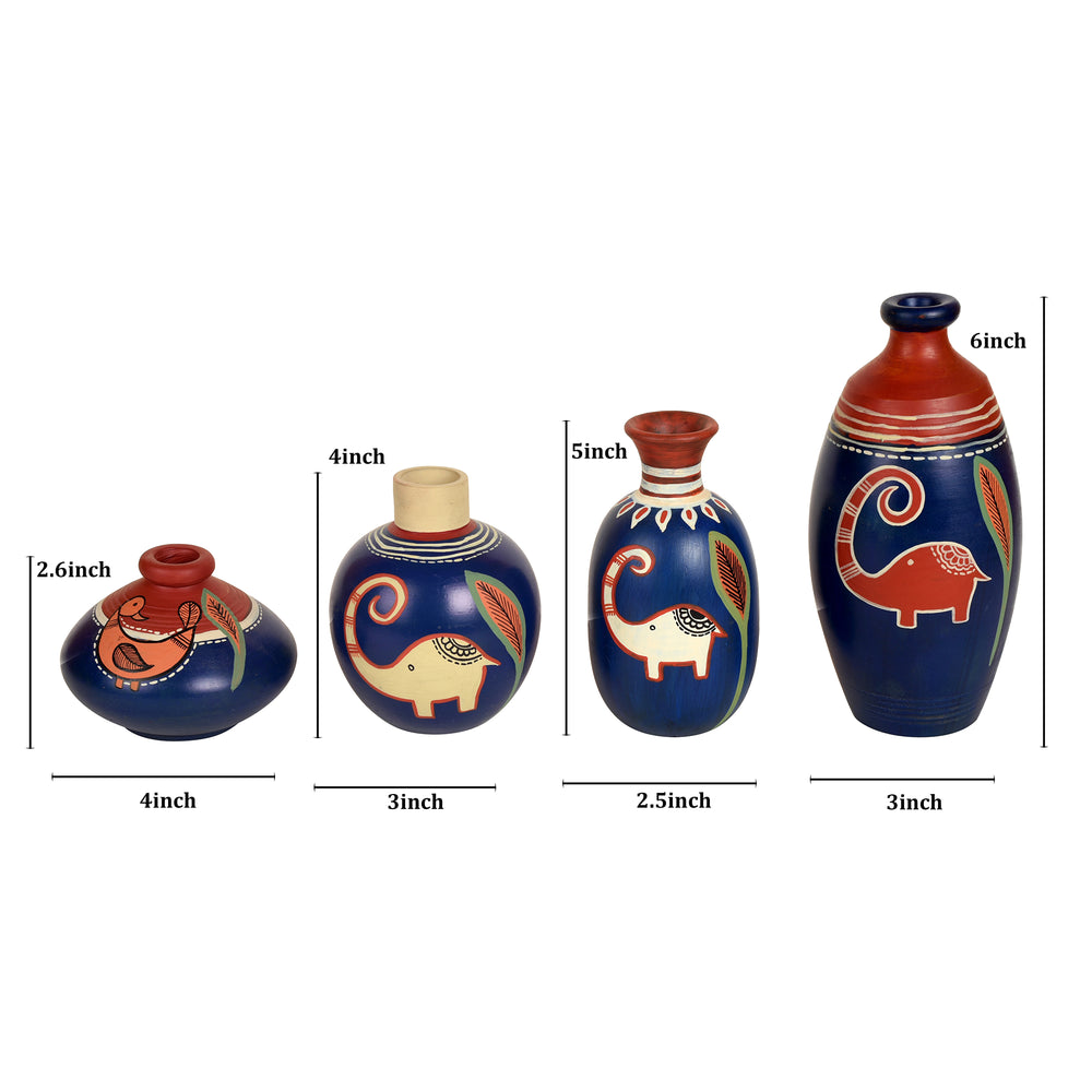 terracotta vases