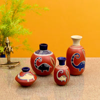 terracotta vases