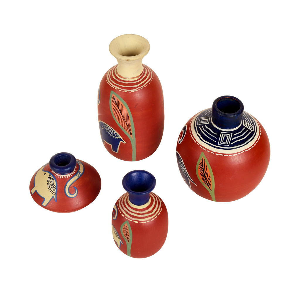 terracotta vases