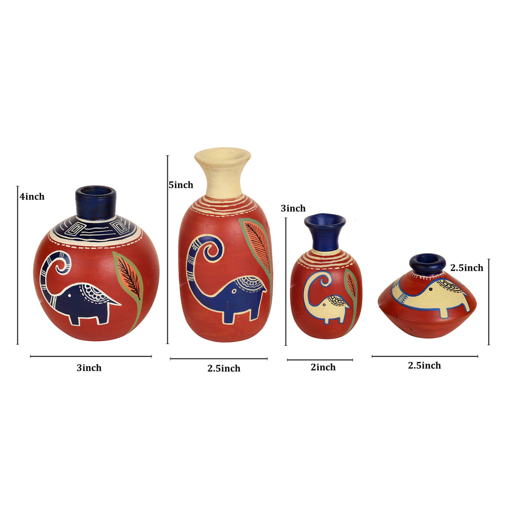 terracotta vases