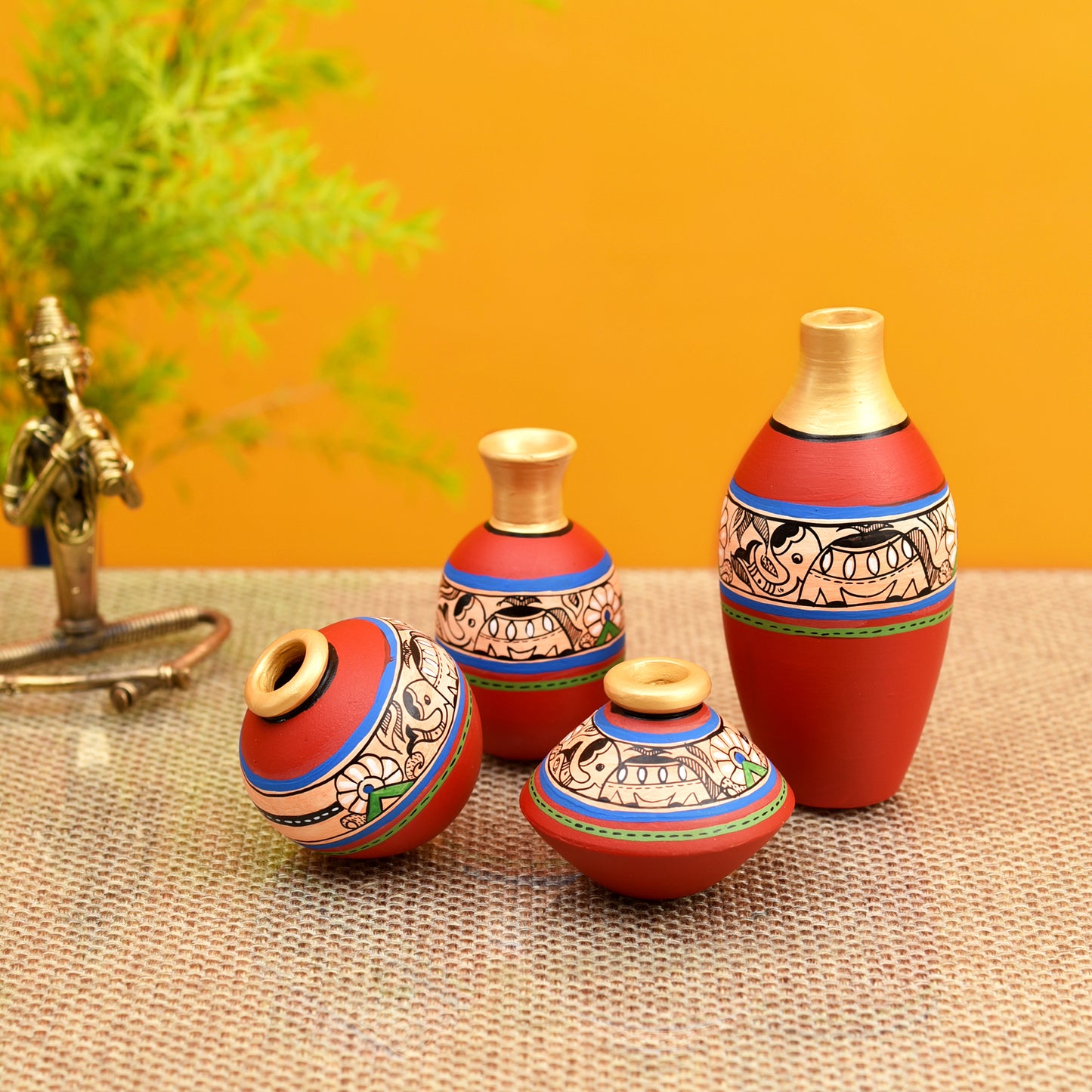 madhubani vases