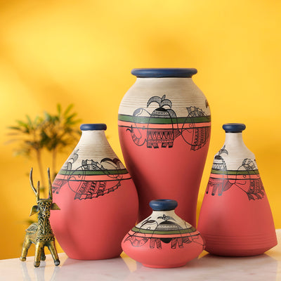 madhubani vases