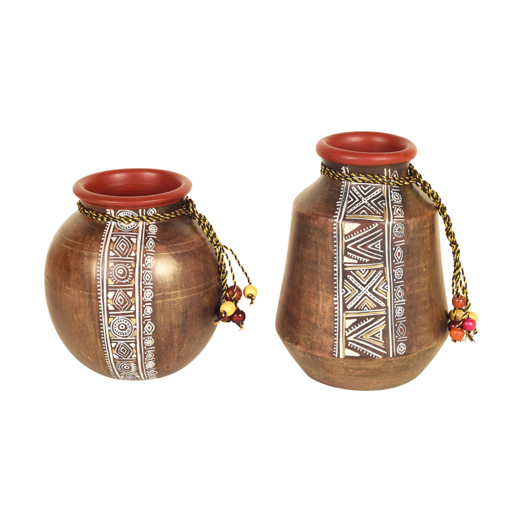 terracotta vases