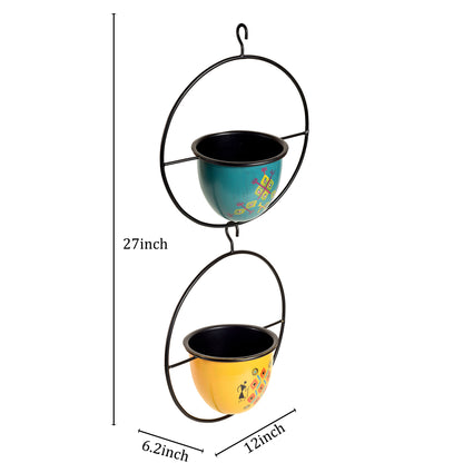 Colourful Hanging Planters So2 (12x6x27)