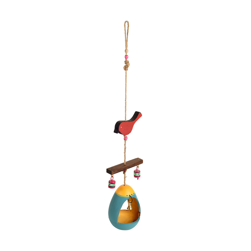 Terracotta Bird Feeder Hanging 
